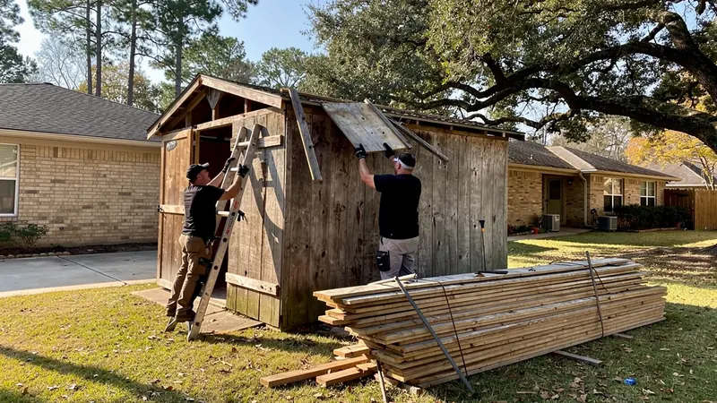 Shed Removal in Tomball, TX